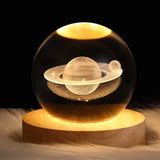 GlowCryst 3D Crystal Mood Lighting - Elegant LED Night Light for Home Decor & Ambiance