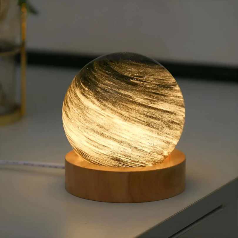 3D Mini Planet Lamp - CosmoSphere | Unique Galaxy Night Light for Home Decor & Kids' Room