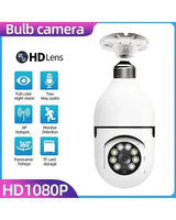 E27 Wireless Security Camera – 1080p, 360° Pan-Tilt & Infrared Night Vision