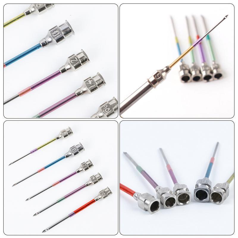 Embroidery Needle Set 7-Piece – Stainless Steel & Copper, 10 cm & Color-Coded