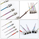 Embroidery Needle Set 7-Piece – Stainless Steel & Copper, 10 cm & Color-Coded