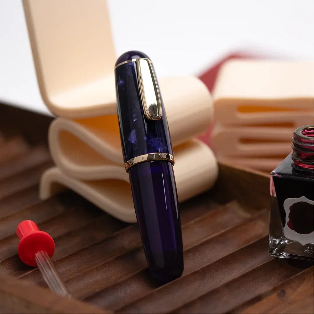 Acrylic Fountain Pen – EF 0.38 mm Nib, Smooth Ink Flow & 9 Colors