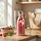 Enhanced Product Title: **Tragbarer Saftmixer mit USB-Aufladung – Ideal für Smoothies und Fruchtsäfte unterwegs** 

This title includes relevant keywords and phrases that can improve visibility and appeal to potential buyers.