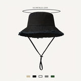Women's Bucket Hat – Cotton, UV Protection & Adjustable Drawstring