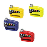 Motorcycle Brake Disc Lock with Alarm – 110 dB Siren, 6mm Pin & Aluminum Alloy