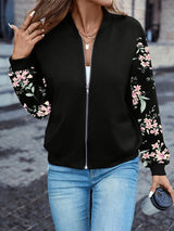 Thea™ Floral Print Jacket - Trendy Women's Outerwear for Stylish Spring & Summer Looks