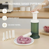 Optimized Product Title: **Manueller Wurstfüller mit 4 Füllrohren – Hochwertiger Fleischfüller für Hausgemachte Würste, Ideal für Grill und Küche** 

This title includes relevant keywords while providing additional context to attract potential buyers.