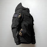 Men's Tactical Outdoor Jacket Pants Rugged Multi Pocket Hooded