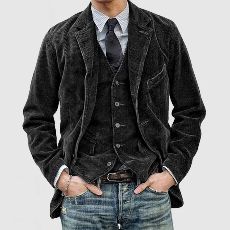 Alexander – Vintage Men's Blazer and Vest Set