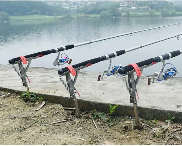 Fishing Rod Holder – Bite Sensor, Stainless Steel & 56cm with 50kg Capacity