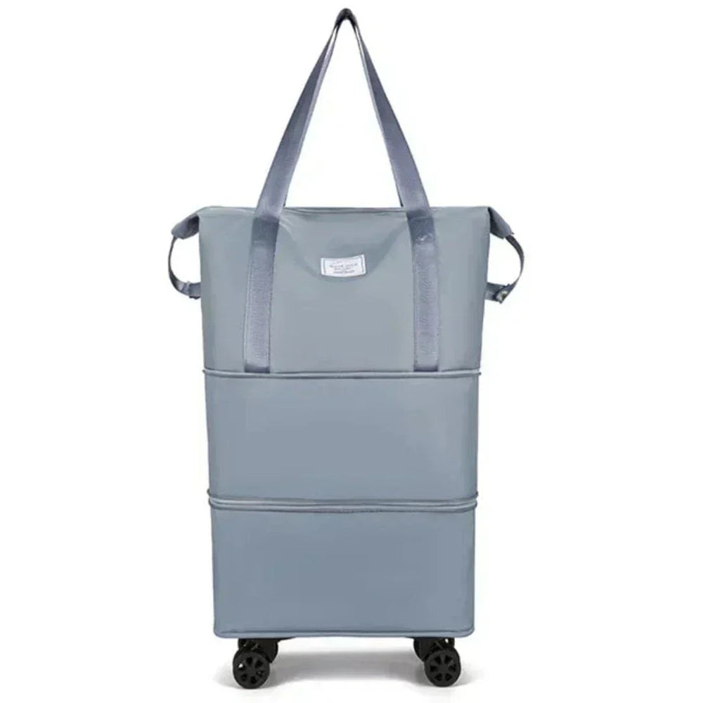 Rolling Travel Duffel Bag – Expandable Polyester, Wheeled & Multi-Compartment