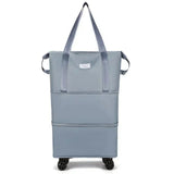 Rolling Travel Duffel Bag – Expandable Polyester, Wheeled & Multi-Compartment