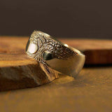 Lina Stylish Tree-of-Life Ring detail