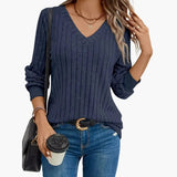 Women's Sweater – V-Neck, Long Sleeve & Pullover Style