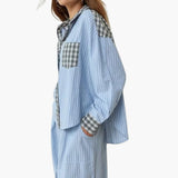 Women's Pajama Set – Button Top & Elastic Pants