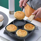 Optimized Product Title: "4-Fach Bratpfanne mit Maifan-Steinbeschichtung – Perfekt für gleichzeitiges Braten von Eiern, Pfannkuchen und mehr | Antihaftbeschichtet & langlebig" 

This title includes relevant keywords while highlighting key features and ben