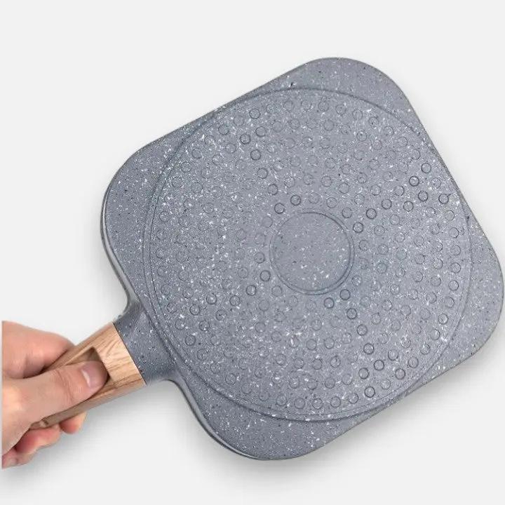 Optimized Product Title: "4-Fach Bratpfanne mit Maifan-Steinbeschichtung – Perfekt für gleichzeitiges Braten von Eiern, Pfannkuchen und mehr | Antihaftbeschichtet & langlebig" 

This title includes relevant keywords while highlighting key features and ben
