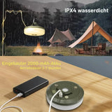 4-in-1 Camping Lantern – 10m RGB String Lights, 2000 mAh Power Bank & IPX4 Waterproof