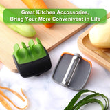 Premium 4-Piece Vegetable Peeler Set - Ergonomic Design, Stainless Steel Blades, Perfect for Fruits & Vegetables