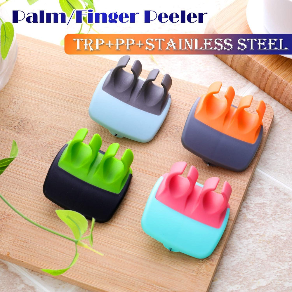 Premium 4-Piece Vegetable Peeler Set - Ergonomic Design, Stainless Steel Blades, Perfect for Fruits & Vegetables