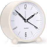 Kalsten | 4" Super Silent Non Ticking Analog Clock with Night Light