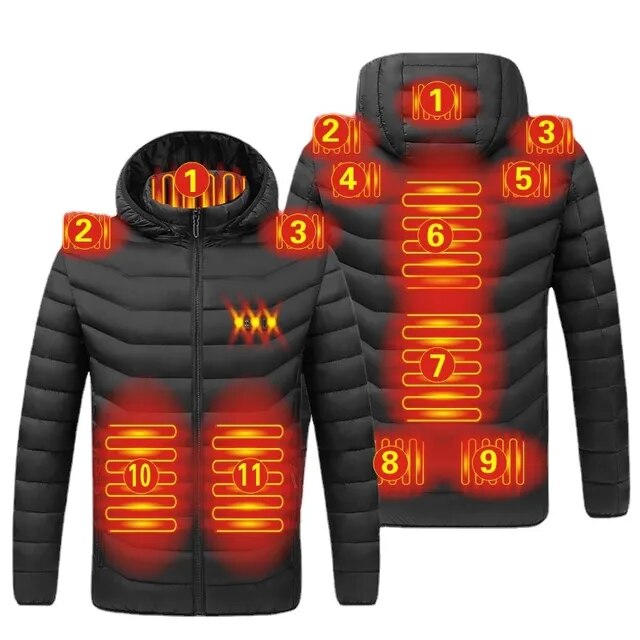 Smart Heated Jacket – USB Thermostat Coat