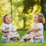 Foldable Travel Potty – Toddler Trainer, Toilet Seat Adapter & Non-Slip Base