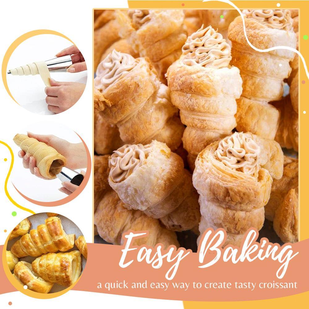 Enhanced Product Title: "Hörnchenformen Set – Perfekte Knusprige Cremerollen Selbstgemacht für Zuhause | Backzubehör für Feine Desserts" 

This title includes relevant keywords for better visibility and appeal, while clearly conveying the product's purpos