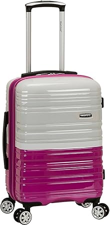 Lightweight Expandable Hardside Carry-On Luggage with Double Spinner Wheels - Cotton Candy Color | Travel-Friendly Design