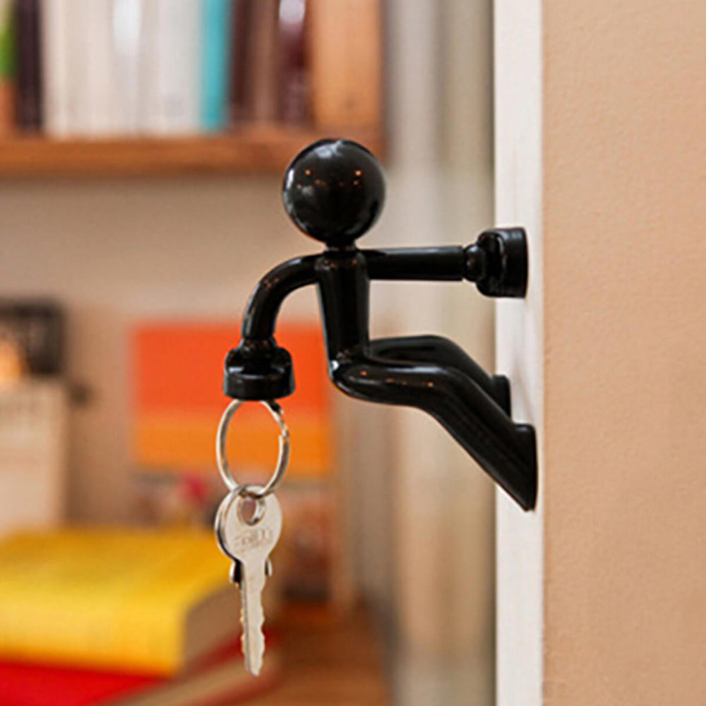 Magnetic Key Holder – Strong Magnet, No-Drill Wall Mount & Compact ABS