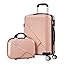 2-Piece ABS Hard Shell Luggage Set with TSA Lock & 360° Spinner Wheels - Lightweight, Durable Travel Suitcase Set