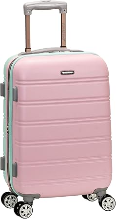 Lightweight Expandable Hardside Carry-On Luggage with Double Spinner Wheels - Cotton Candy Color | Travel-Friendly Design