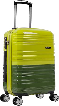Lightweight Expandable Hardside Carry-On Luggage with Double Spinner Wheels - Cotton Candy Color | Travel-Friendly Design