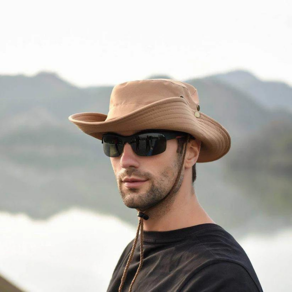 Outdoor Sun Hat – UPF 50+, Waterproof & Foldable with Chin Strap