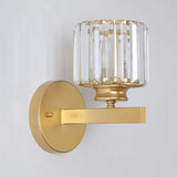 Crystal Wall Light | Modern Glass & Iron Sconce
