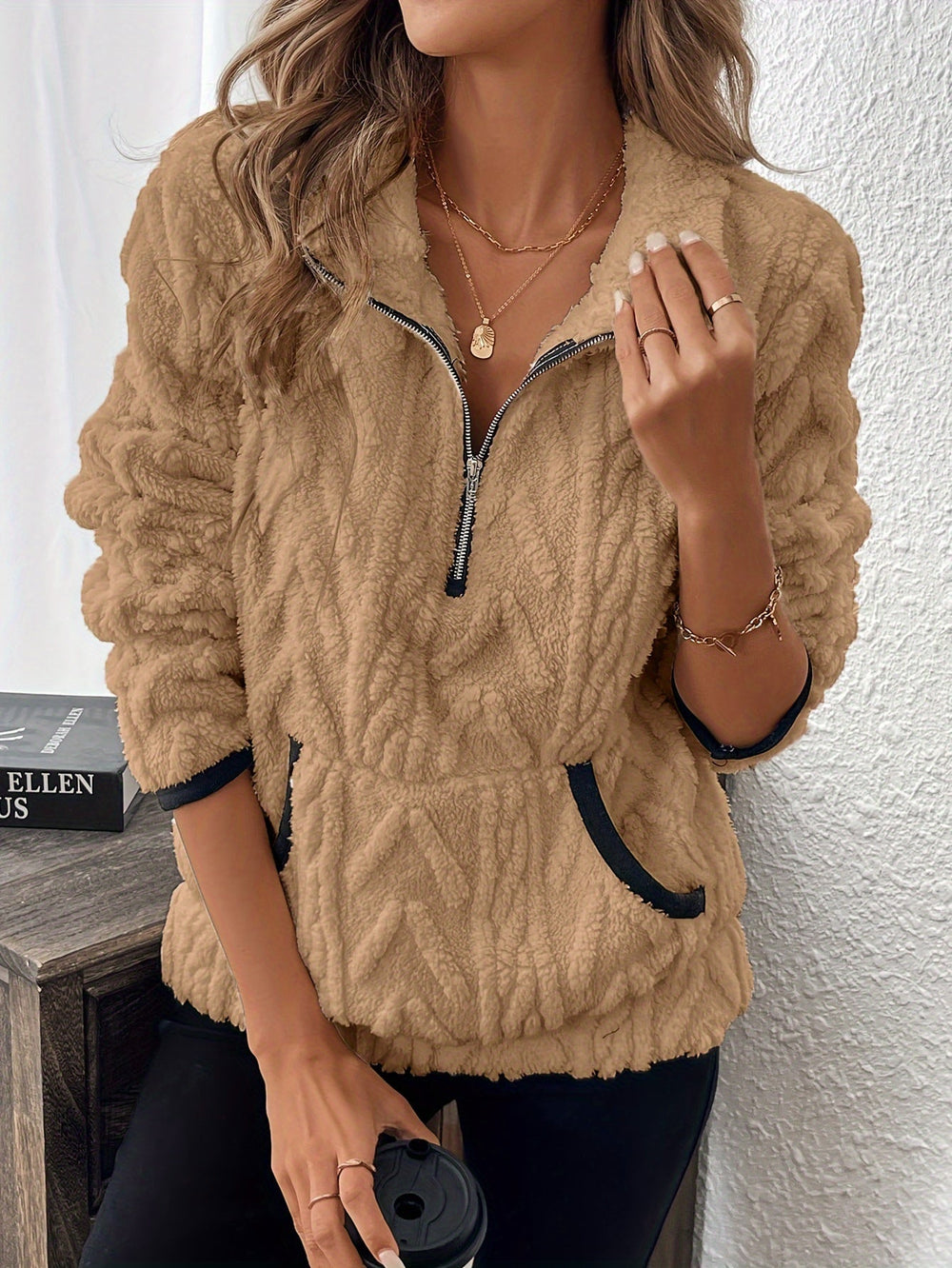 Nancy™ Cozy Fluffy Sweater - Soft & Stylish Pullover for Ultimate Comfort