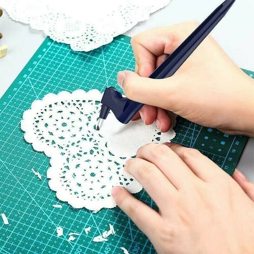 Enhanced Product Title: **360° Rotating Craft Knife with Stainless Steel Blade - Precision Cutting Tool for Arts and Crafts**