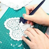 Enhanced Product Title: **360° Rotating Craft Knife with Stainless Steel Blade - Precision Cutting Tool for Arts and Crafts**
