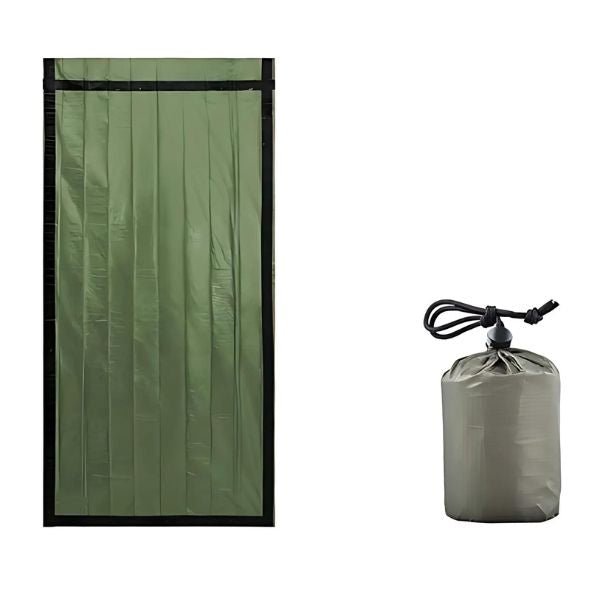 Reflective Emergency Blanket – Waterproof, 90% Heat Reflection & Compact Orange