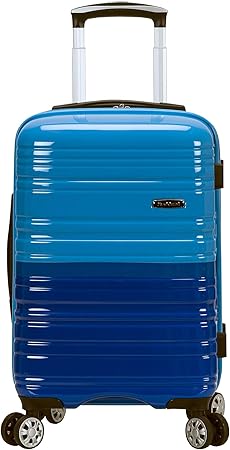 Lightweight Expandable Hardside Carry-On Luggage with Double Spinner Wheels - Cotton Candy Color | Travel-Friendly Design