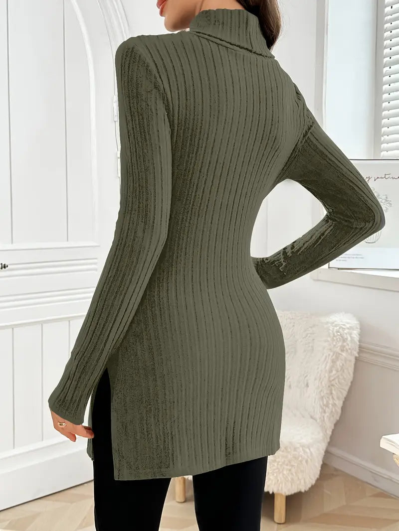 Sarah - Eleganter Langärmeliger Pullover mit Schmaler Passform für den Herbst | Stilvoller Damenpullover in Hochwertiger Qualität