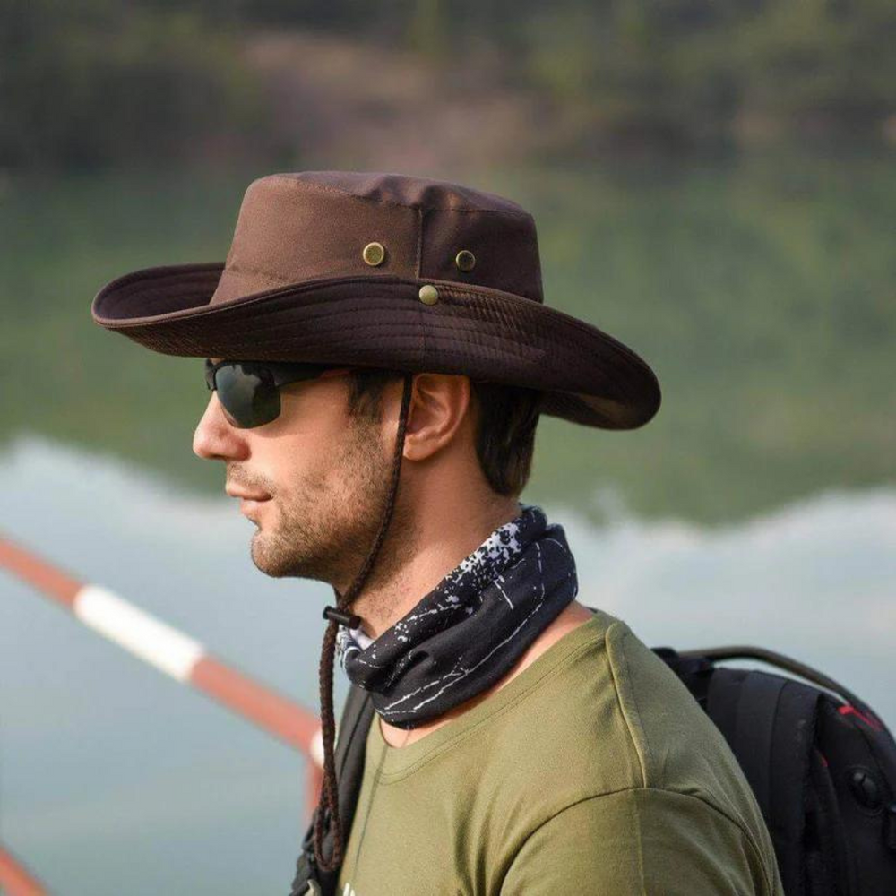 Outdoor Sun Hat – UPF 50+, Waterproof & Foldable with Chin Strap