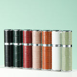 Refillable Travel Perfume Atomizer – 5ml Capacity, Leather Cover & Universal Fit