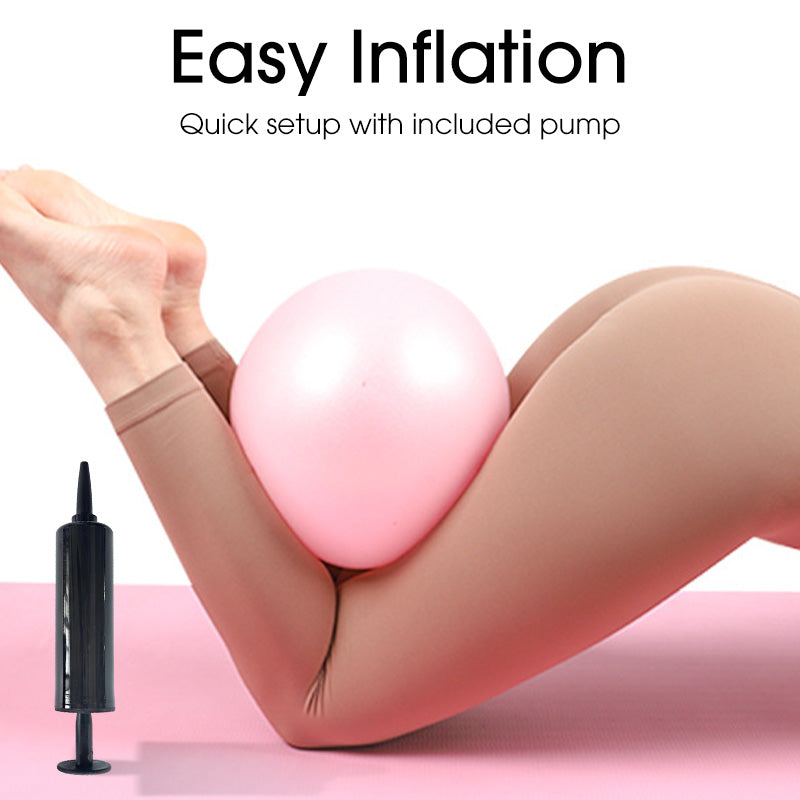 Balance Ball – Anti-Burst PVC, 15/25cm with Pump for Pilates & Yoga