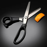 Pinking Shears – Zigzag Blade, High-Carbon Steel, 23.5cm for Fabric & Crafts
