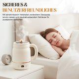 Portable Electric Cooking Mug – 900ml Ceramic, 40-80°C Control & Nonstick Coating