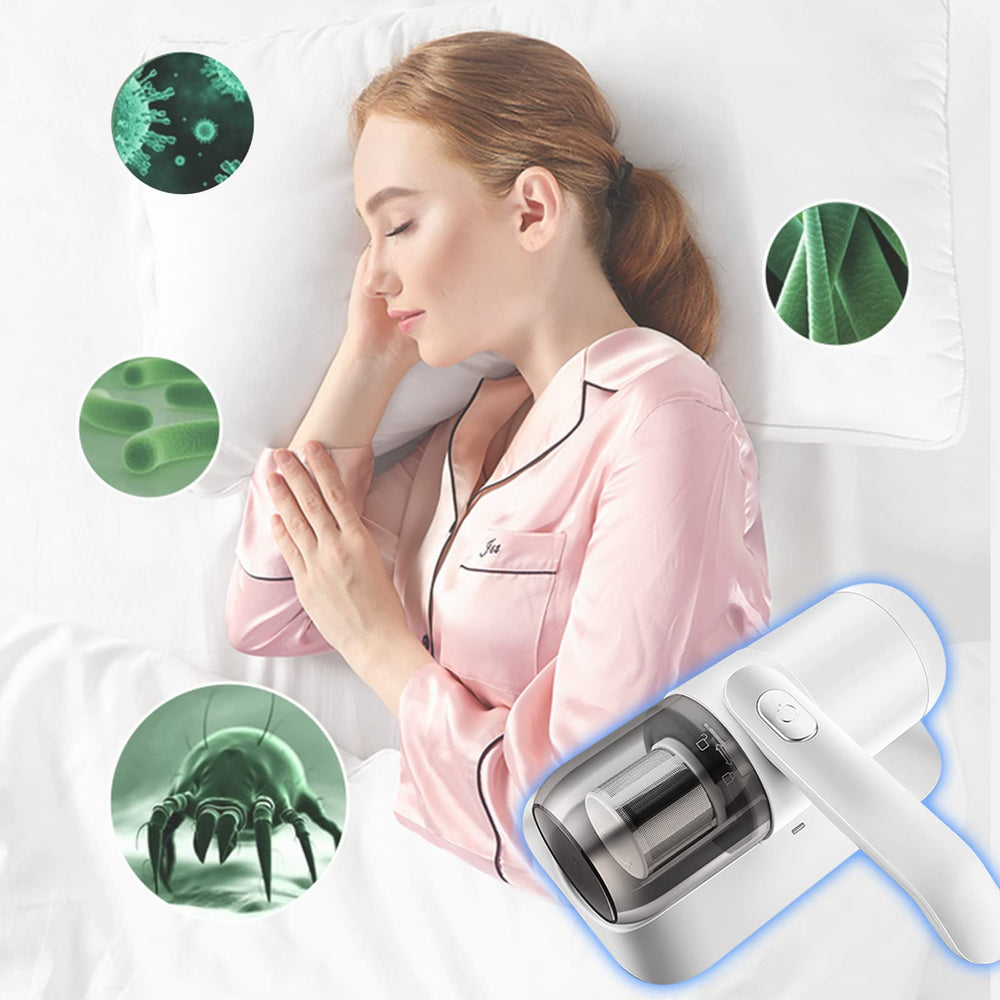 Optimized Product Title: "Handstaubsauger für Textilien – Effizienter Milbenentferner für Bett und Sofa | Ideal für Allergiker" 

This title includes relevant keywords while also emphasizing the product's benefits and target audience.