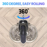 Office Chair Casters – Polyurethane, 650lb Capacity & Floor-Safe 5-Pack