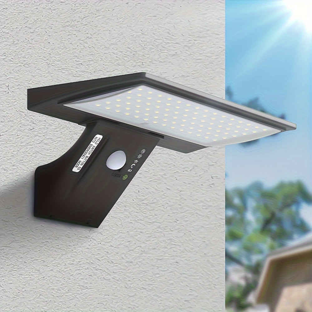 Solar Wall Light – PIR Motion Sensor, Remote Control & IP65 Waterproof