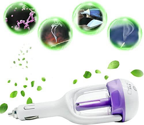 Car Humidifier with Aromatherapy – Ultrasonic, 2h Timer & 12V Cigarette Lighter